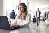 Lenovo EPOS ADAPT 361 Bluetooth / Vezetékes Fejhallgató Headset - Fekete