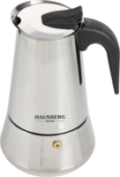 Hausberg HB-H 461 6 személyes Kotyogós kávéfőző - Inox