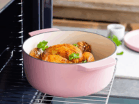KitchenAid Öntöttvas Lábas 22cm 3.3L - Rózsaszín