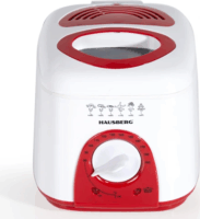 Hausberg HB-1320RS Olajsütő 1L 950 Watt - Piros / Fehér