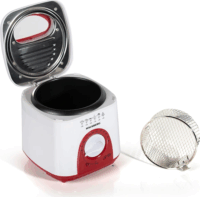 Hausberg HB-1320RS Olajsütő 1L 950 Watt - Piros / Fehér