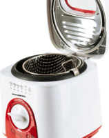 Hausberg HB-1320RS Olajsütő 1L 950 Watt - Piros / Fehér