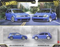 Mattel Hot Wheels 2004 Volkswagen Gold R32 és Volkswagen Golf MK7 deluxe kisautó szett