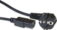 ACT AK5145 230V CEE 7/7 - C13 IEC Hálózati tápkábel 0.5m - Fekete