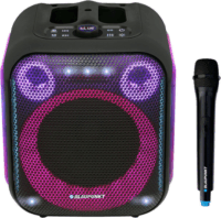 Blaupunkt PB6LED Bluetooth Karaoke Party LED Hangszóró Mikrofonnal 40W - Fekete