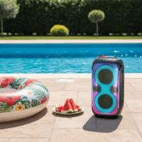Blaupunkt PB60X Akkus Bluetooth Party LED Hangszóró 120W - Fekete