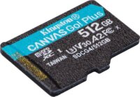 Kingston 512GB Canvas Go Plus Gen4 MicroSDXC UHS-I U3 Memóriakártya