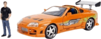 Jada Toys Fast & Furious 1995 Toyota Supra fém autó modell Brian figurával 1:24