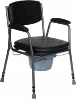 REHA FUND -840 Hordozható WC Szék Max 130kg - Fekete