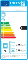 Candy CA6 NP3T2HTW Beépíthető Elektromos sütő - Fehér