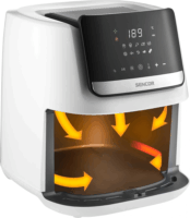 Sencor SFR 6551WH-EUE3 AirFryer Forrólevegős sütő 6,5L 1600 Watt - Ezüst