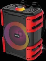Akai ABTS-V25 Bluetooth Karaoke Party Hangszóró Mikrofonnal 30W - Fekete