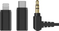 Boya Boyamic 2-02 2TX + 3RX AI Csiptetős Wireless Mikrofon Szett - Fekete