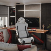 Huzaro Force 5.7 Gamer szék lábtartóval - Szürke