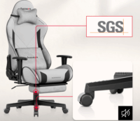 Huzaro Force 5.7 Gamer szék lábtartóval - Szürke