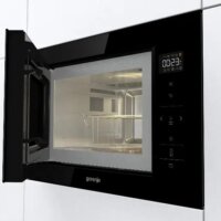 Gorenje BM251M2BG beépíthető Mikrohullámú sütő 25L 900W - Fekete