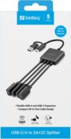 Sandberg 136-81 USB-C/A 4-port HUB (2x USB-A + 2x USB-C)
