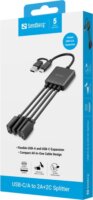 Sandberg 136-81 USB-C/A 4-port HUB (2x USB-A + 2x USB-C)