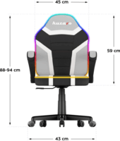 Huzaro Ranger 1.0 RGB LED Gamer szék - Szürke/Fekete