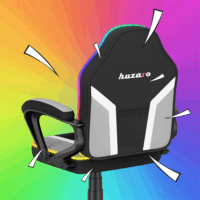 Huzaro Ranger 1.0 RGB LED Gamer szék - Szürke/Fekete