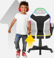 Huzaro Ranger 1.0 RGB LED Gamer szék - Szürke/Fekete
