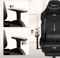 Huzaro Force 8.1 Gamer szék lábtartóval - Fekete