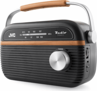 JVC RA-E215G Hordozható FM Asztali Rádió - Szürke/Barna