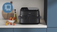 Philips NA150 00 AirFryer Forrólevegős sütő 7,1L 2560 Watt - Fekete
