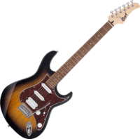 CORT G110 Open Pore Sunburst 6 húros Elektromos gitár - Barna
