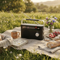 JVC RA-E315B Hordozható FM/Bluetooth Zsebrádió - Fekete