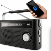 JVC RA-E315B Hordozható FM/Bluetooth Zsebrádió - Fekete