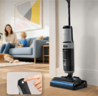 Tineco FLOOR ONE i5 Stretch Akkus porzsák nélküli Felmosó porszívó - Fekete