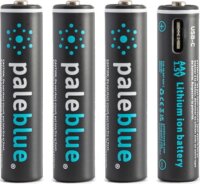 Paleblue PB-AAA-C Újratölthető Lítium Ceruzaelem AAA USB-C 600mAh 1.5V Töltőkábellel (4db/csomag)