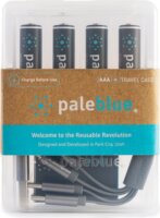 Paleblue PB-AAA-C Újratölthető Lítium Ceruzaelem AAA USB-C 600mAh 1.5V Töltőkábellel (4db/csomag)