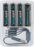 Paleblue PB-AA-C Újratölthető Lítium Ceruzaelem AA USB-C 2000mAh 1.5V (4db/csomag)
