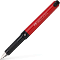 Faber-Castell P3014-0474 Kétkezes töltőtoll - Piros/Fekete
