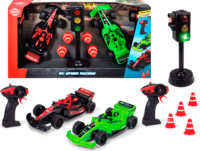 Dickie Toys RC Speed Racers 2,4 Távirányítós versenyautók - Piros/Zöld