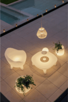 New Garden Conta Kültéri függesztett LED mennyezeti lámpa - Fehér
