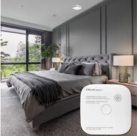 Qoltec 52579 Wi-Fi Tuya Okos Füstérzékelő - Fehér