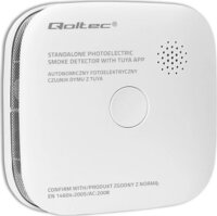 Qoltec 52579 Wi-Fi Tuya Okos Füstérzékelő - Fehér