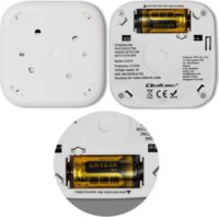 Qoltec 52579 Wi-Fi Tuya Okos Füstérzékelő - Fehér