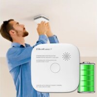 Qoltec 52579 Wi-Fi Tuya Okos Füstérzékelő - Fehér