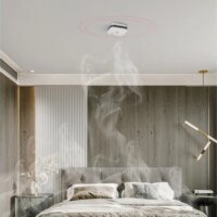 Qoltec 52579 Wi-Fi Tuya Okos Füstérzékelő - Fehér