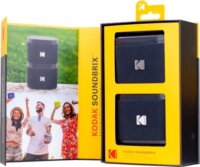 Kodak BRIXBK2 Soundbrix 2.0 Mini Hordozható Bluetooth Hangszóró 10W 2db - Fekete