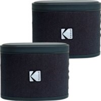 Kodak BRIXBK2 Soundbrix 2.0 Mini Hordozható Bluetooth Hangszóró 10W 2db - Fekete