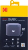 Kodak BRIXG2 Soundbrix 2.0 Mini Hordozható Bluetooth Hangszóró 10W 2db - Szürke