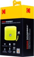 Kodak BRIXYL2 Soundbrix 2.0 Mini Hordozható Bluetooth Hangszóró 10W 2db - Sárga