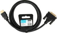 iBox ITVFHDDVI012 HDMI - DVI FullHD 1080p Kábel 2m - Fekete