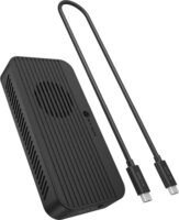 ICY BOX Diamond Case 1980 Thunderbolt 5 M.2 NVMe Külső SSD ház - Fekete