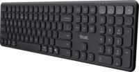 Trust 26008 Vaiya Többeszközös Bluetooth + RF Wireless Billentyűzet HUN - Fekete
